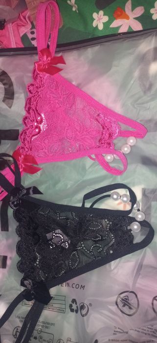 2x majtki stringi damskie s