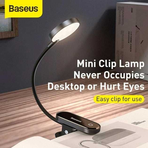 LED Лампа Для Будинку Baseus Comfort Reading Mini Clip