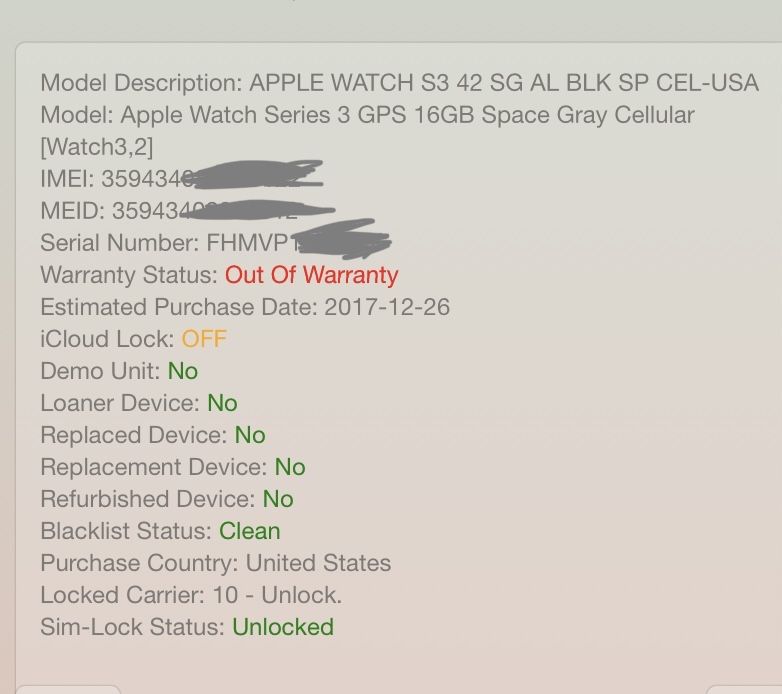 Apple Watch 3. 42мм. GPS. Чистий iCloud.