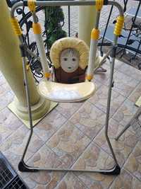 Huśtawka bujawka stojąca dla dziecka niemowlaka