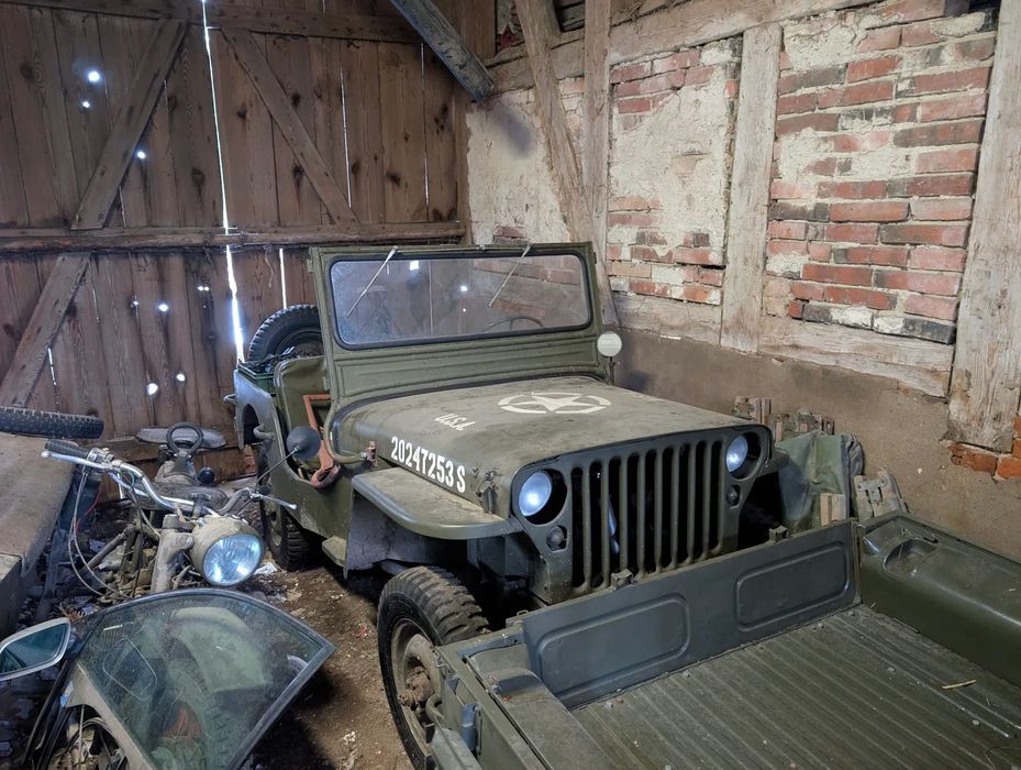 Jeep Willys Jeep willys MB 1942, zarejestrowany w polsce. Zabytek. Do renowacji