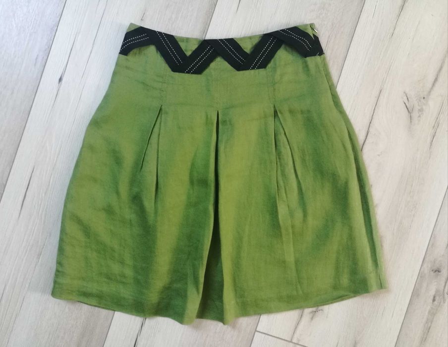 Lniana spódnica na podszewce RESERVED S/M