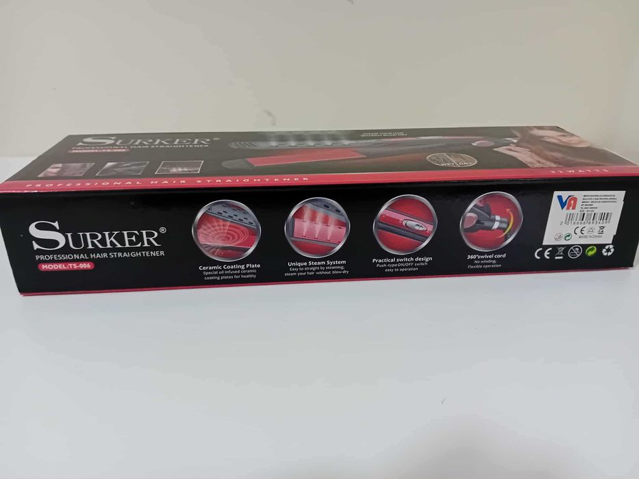 Prancha de cabelo Surker