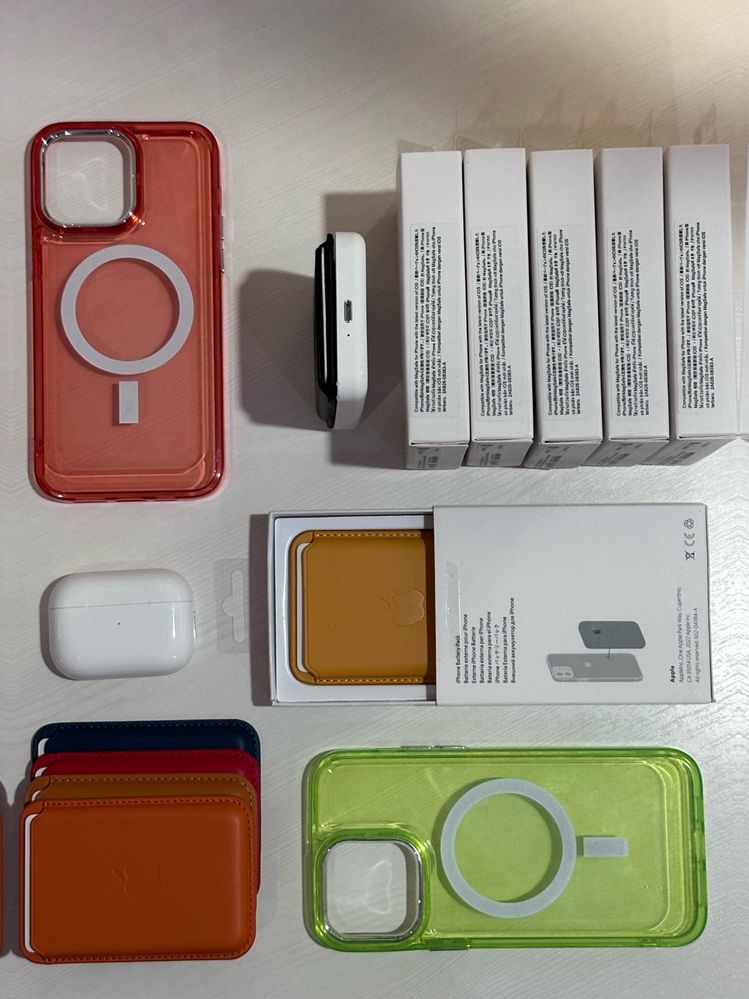 Zielony Mag Safe Wallet Portfel magnetyczny Wsówka magnes Apple Iphone