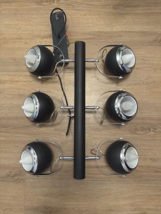 Lampa sufitowa / Żyrandol czarny Ball Spot Light Nowoczesny Styl