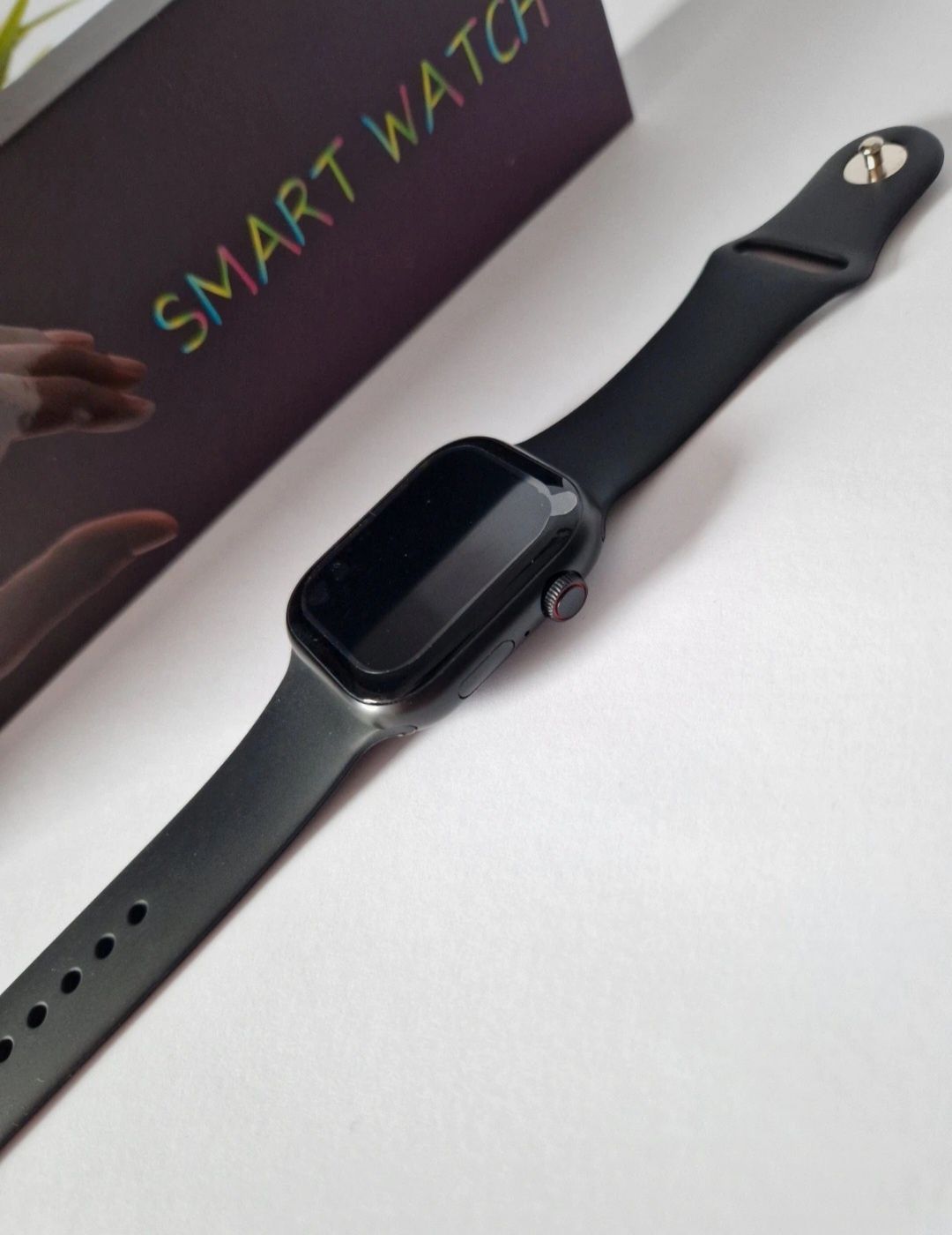 Czarny smartwatch Mikrowear CHAT GPT
