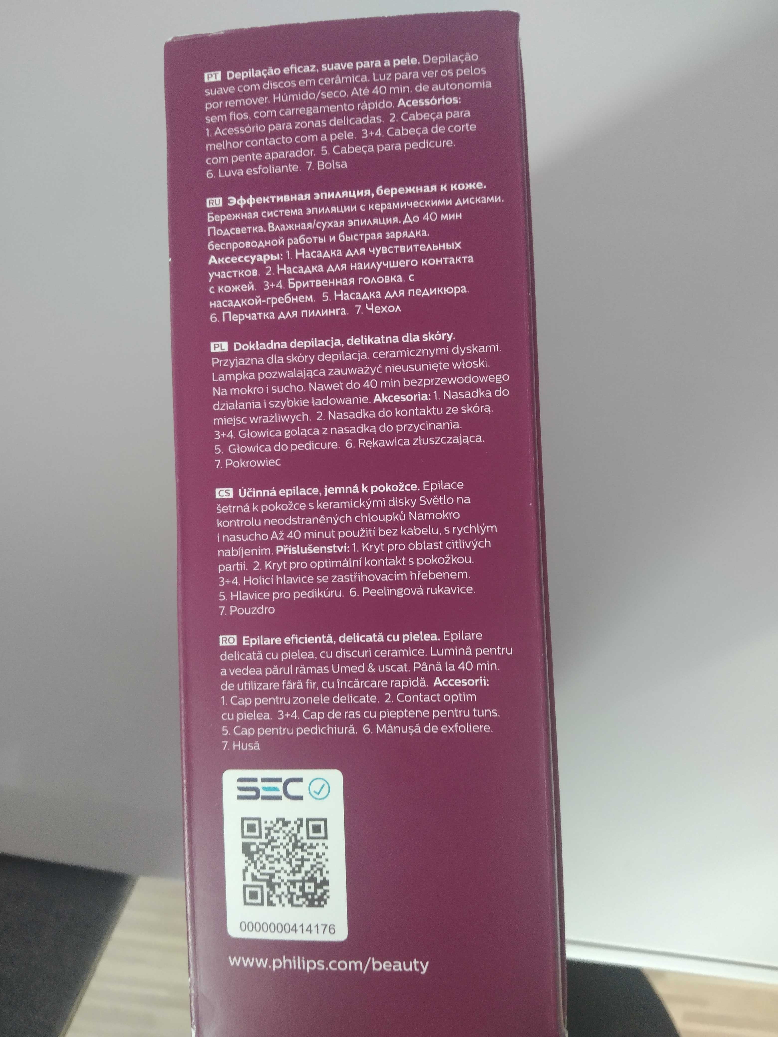 NOWY Depilator+7 części