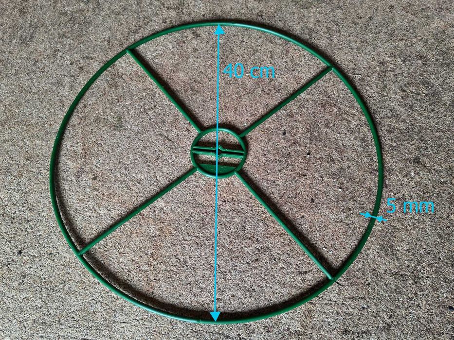 Pierścienie do podpierania pędów roślin 40 cm, 148 sztuk