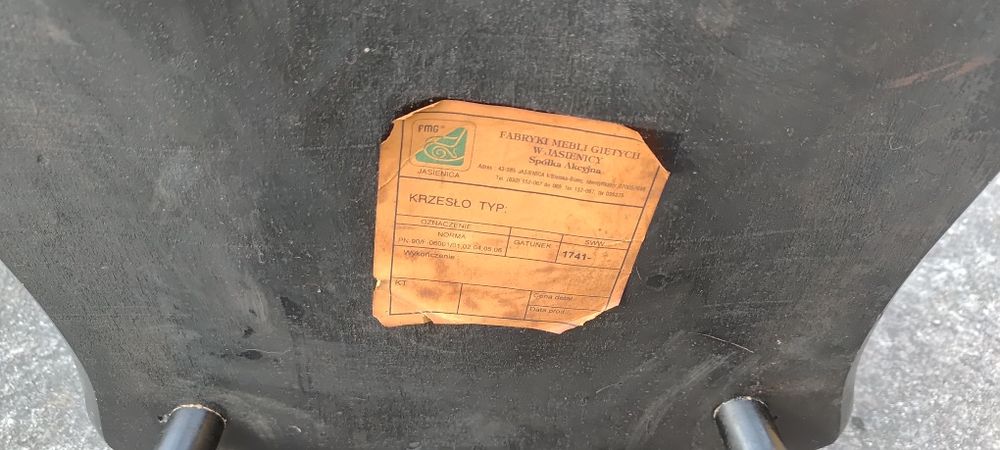 Krzesła Drewniane, Typ 983, PRL