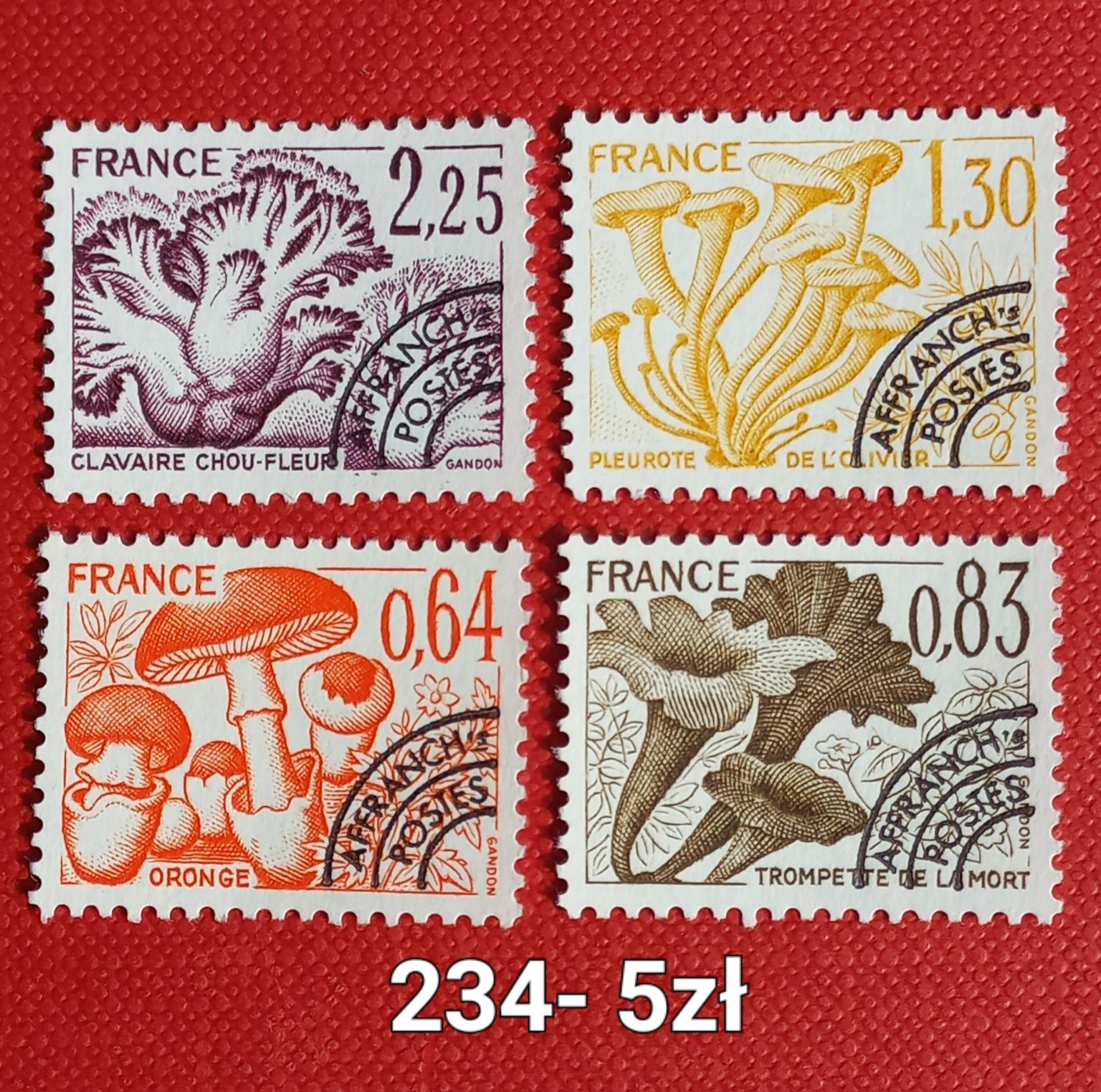 Znaczki pocztowe- flora/grzyby 12