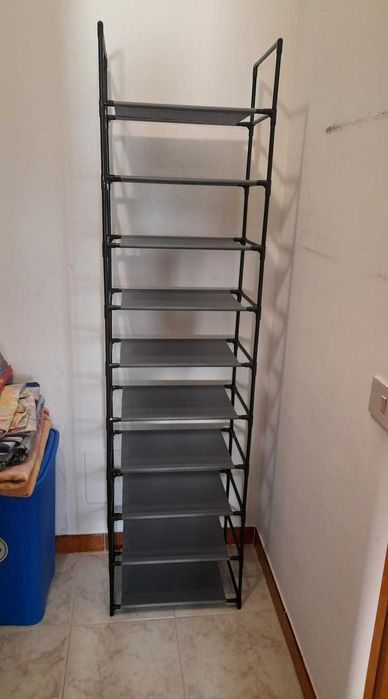 Przechowywanie dom 10 poziomów na pudełka wysokie szary