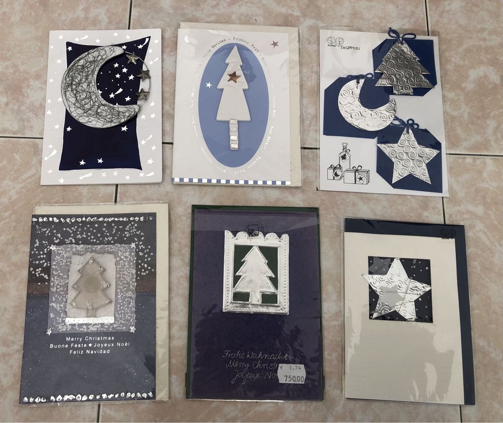 Postais com motivos de Natal