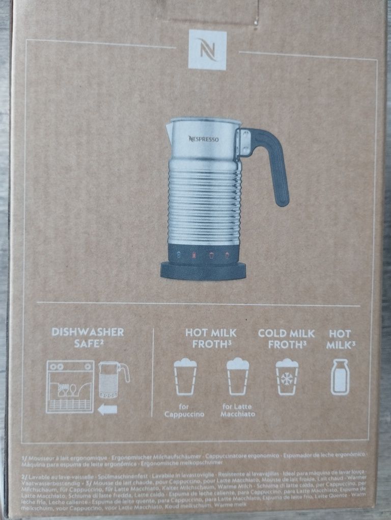 Nespresso Aerocino 4 novo com fatura e garantia julho 2025