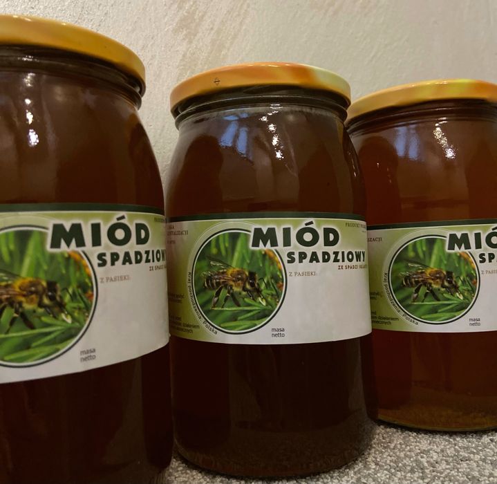 Miód spadziowy z własnej pasieki