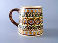łużyce piękny ceramiczny kufel kubek