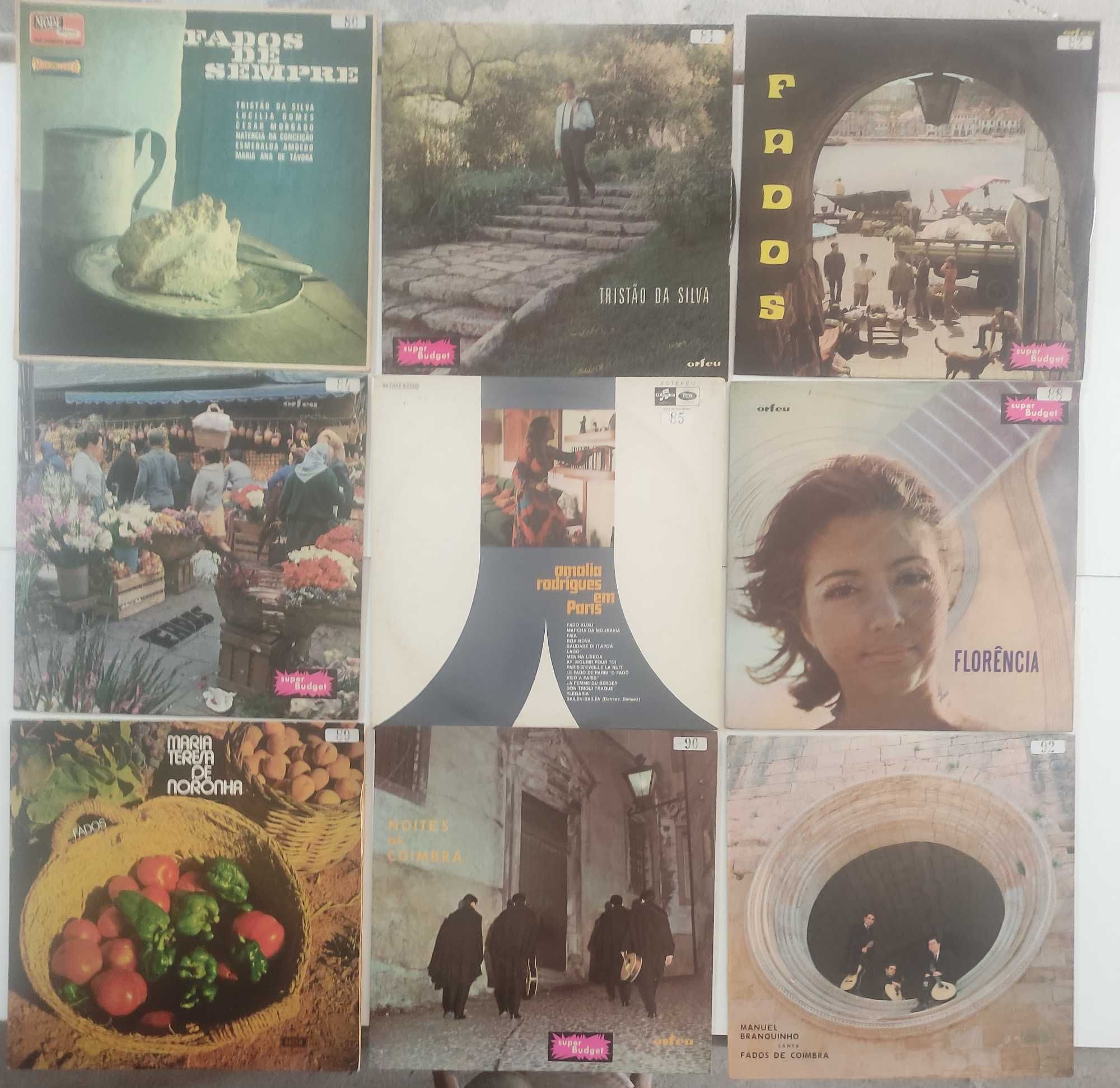 Vários discos de música Vinil LP (grandes)