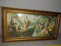 Quadro com moldura em madeira