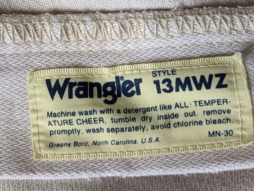 Джинси Wrangler 13MWZ made in Japan.