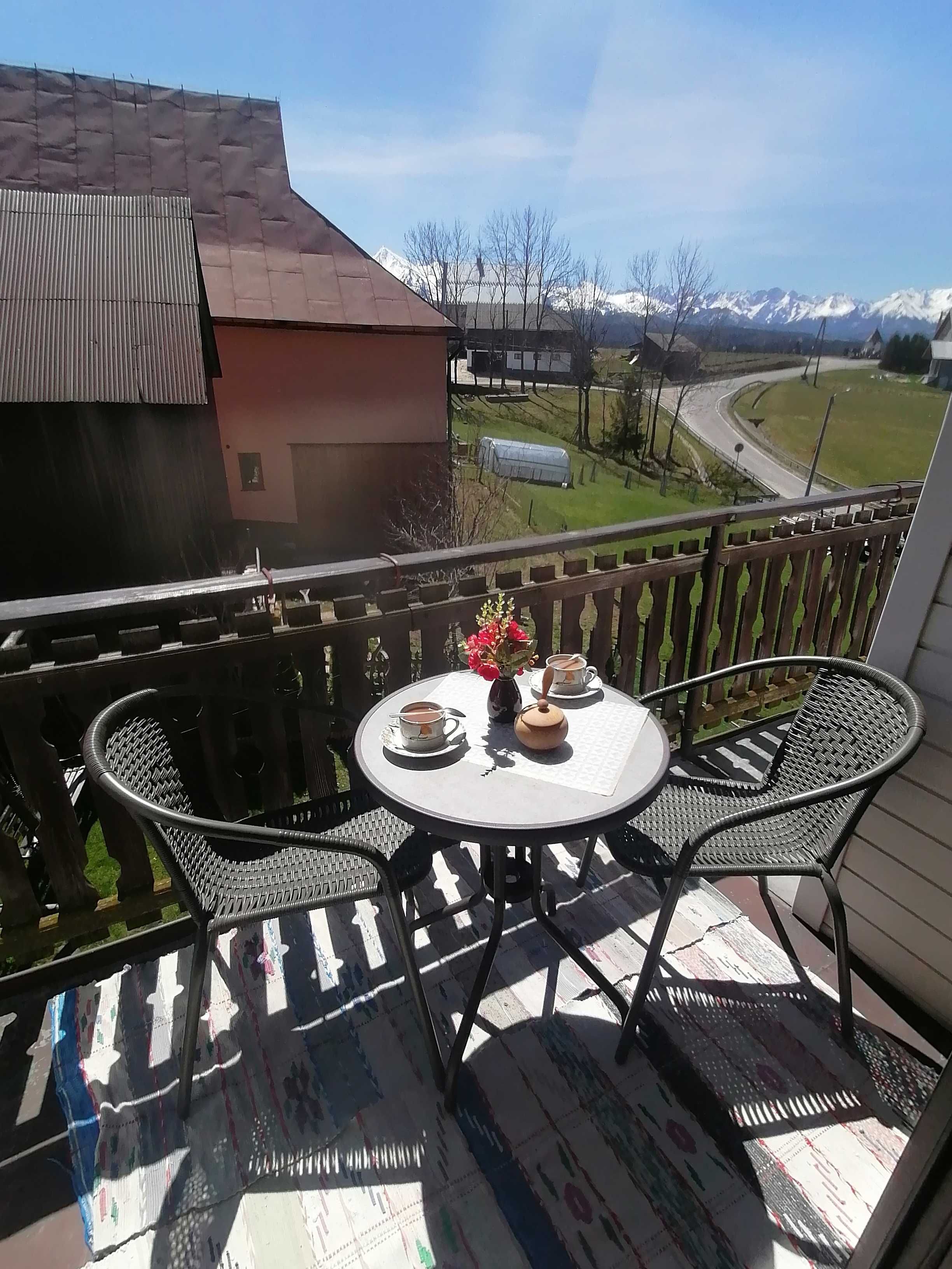 Pokoje Agi w Łapszance z widokiem na  Tatry
