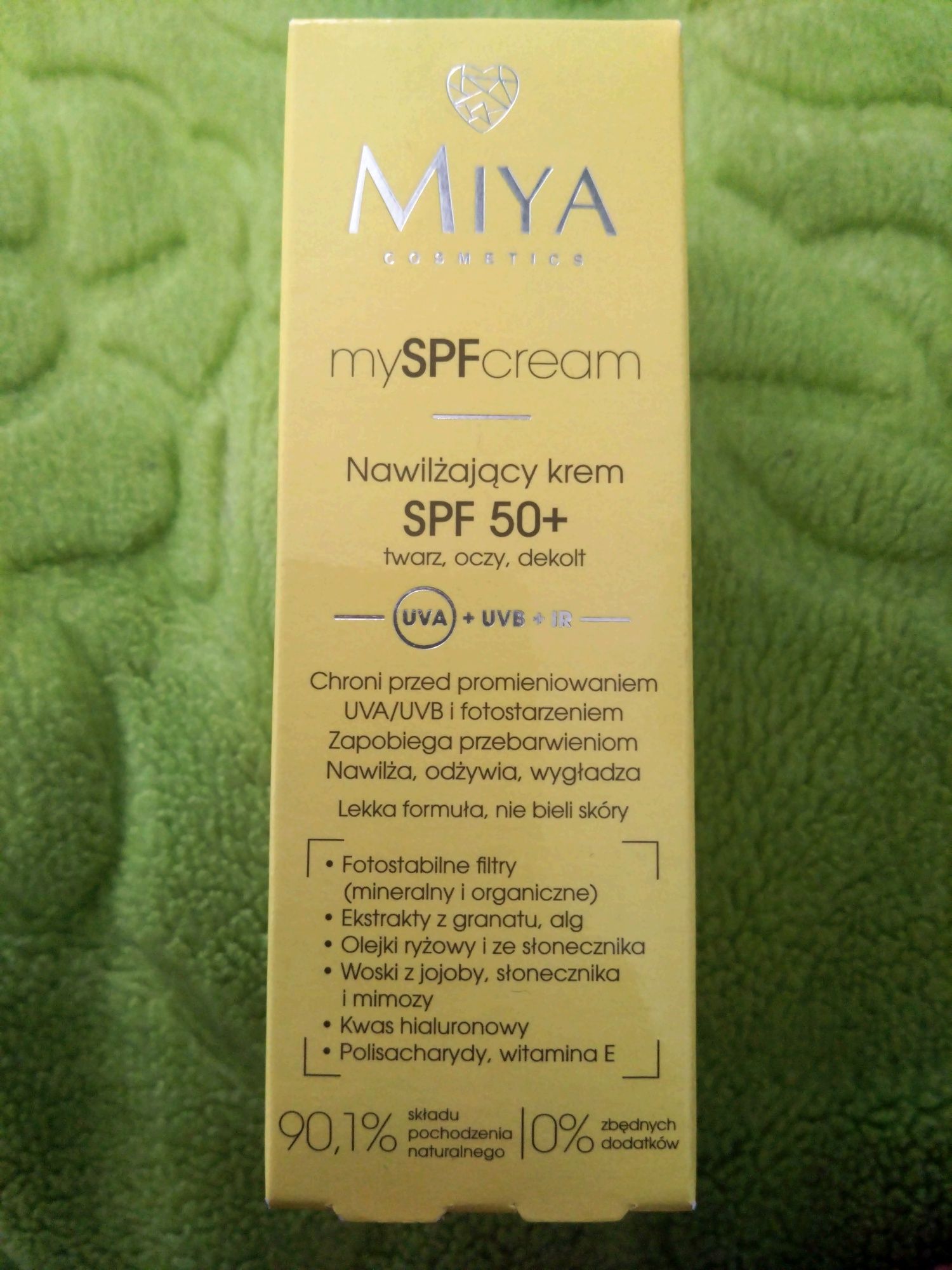 Miya Cosmetics mySPFcream Wegański krem nawilżający spf 50+