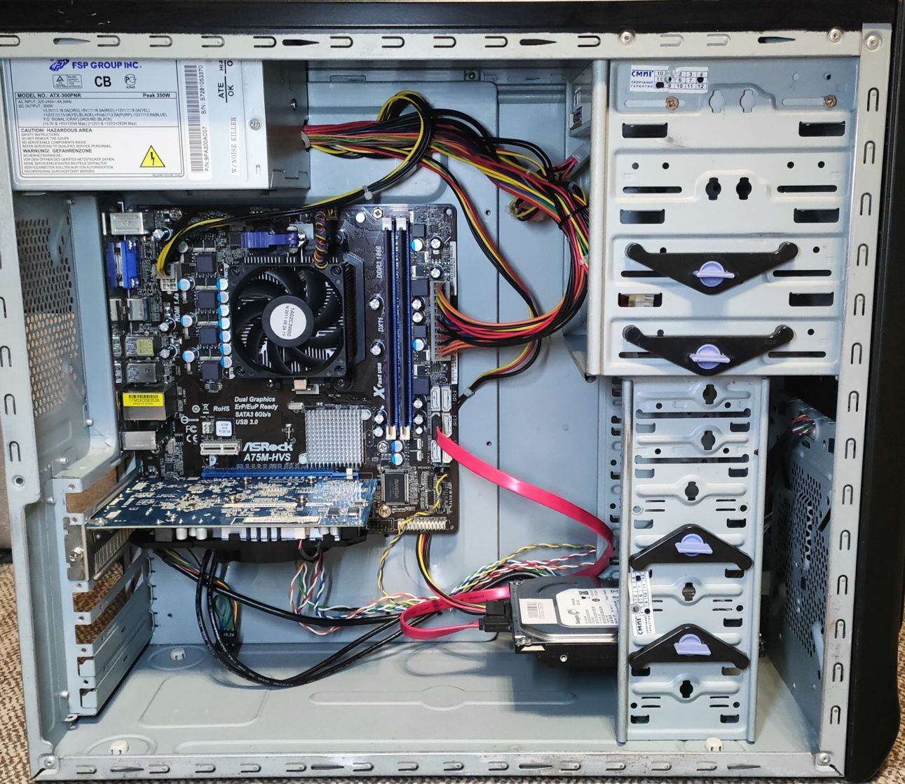 Добротный ПК для дома|офис/4-ядра AMD/1GB видеокарта/6GB ОЗУ/500GB