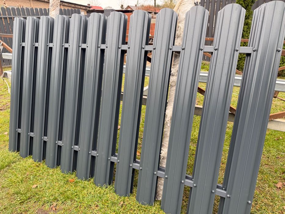 PRZĘSŁO OGRODZENIOWE SZTACHETA metalowa  brama furtka ogrodzenie panel