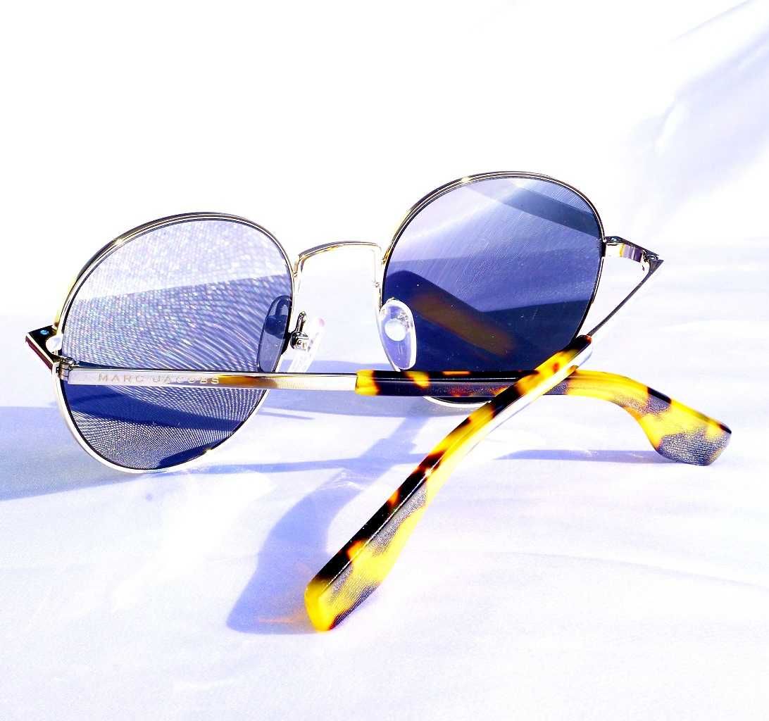 Okulary przeciwsłoneczne Marc Jacobs MARC 272/S B3VTE srebrne bursztyn