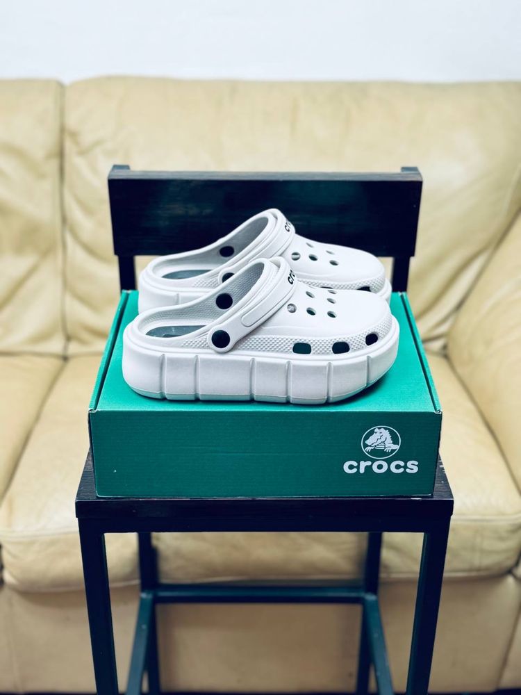 Кроксы на танкетке / Crocs / крокс женские