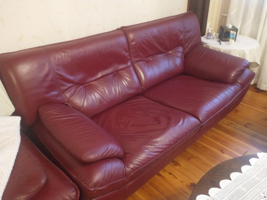 Sofy skórzane w świetnym stanie. Polecam