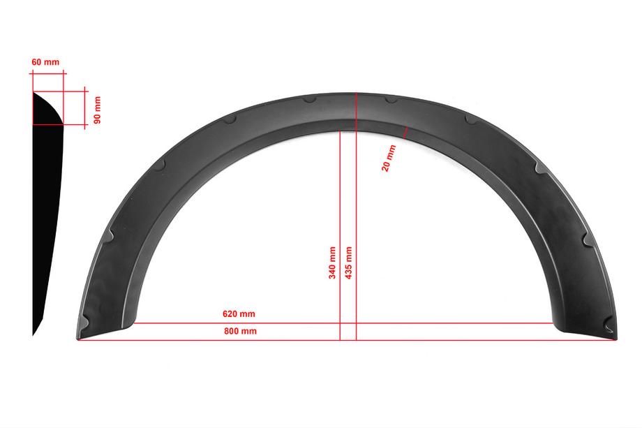 Універсальні накладки на арки, Бушвакери Розширювачі колісних арок