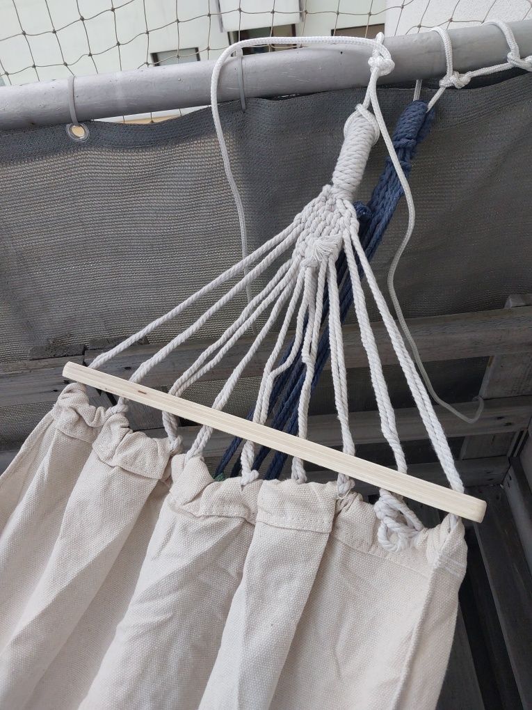 Hamak duży solidny 200x80