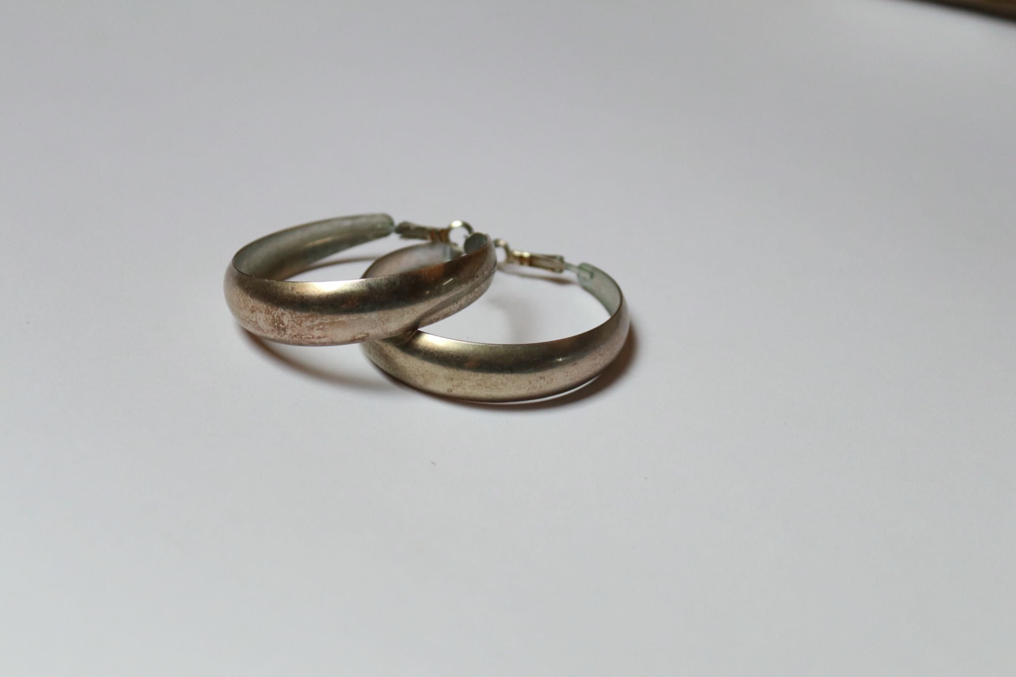 Duże kolczyki vintage koła hoop earrings