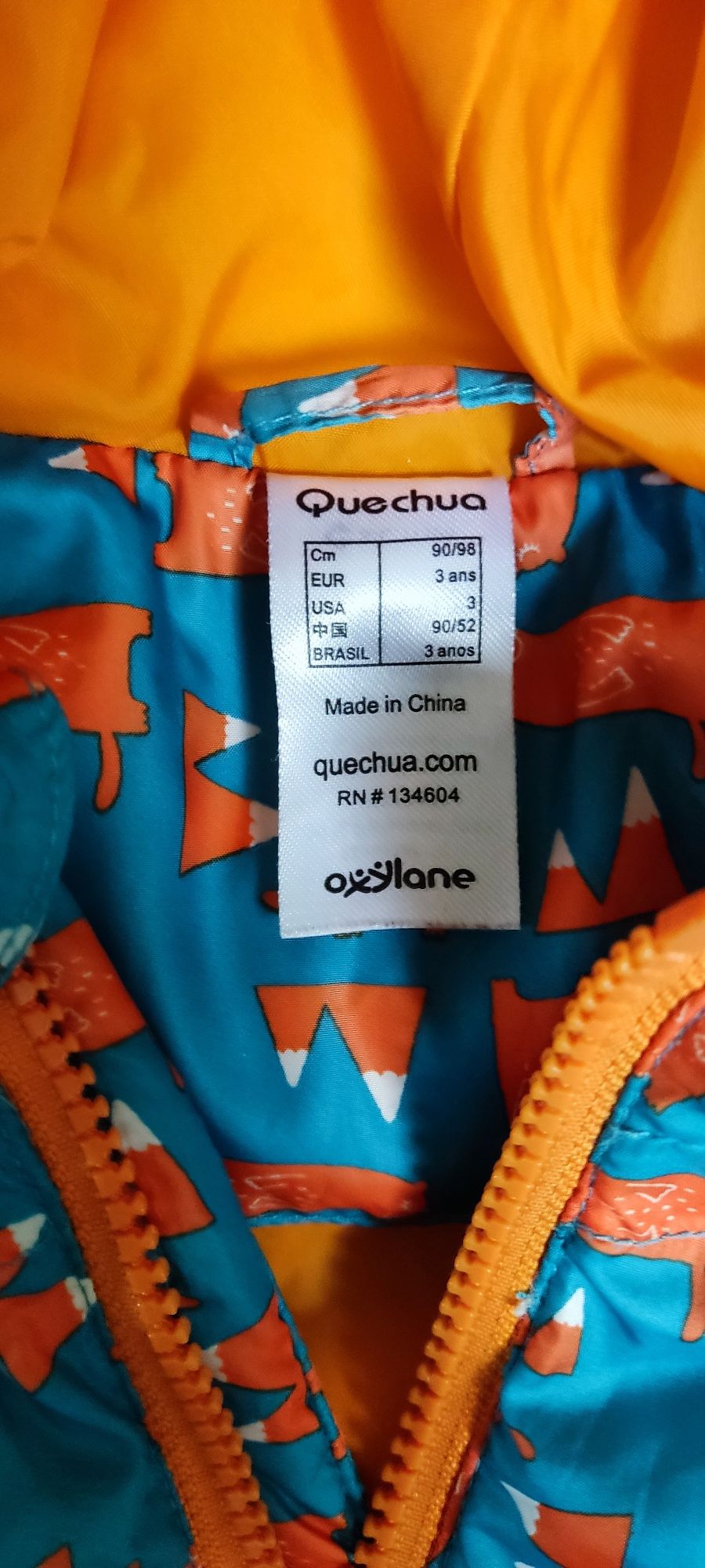 Quechua 92 / 98 Decathlon kurtka zimowa ciepła