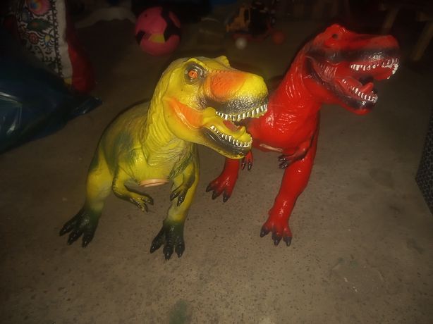 Dinozaury gumowe ok 30 cm