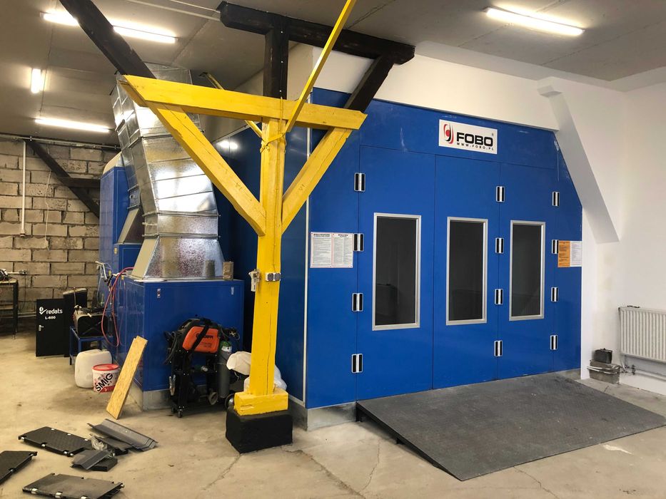 Kabina komora lakiernicza FOBO ściana lakiernia malarnia od ręki !!