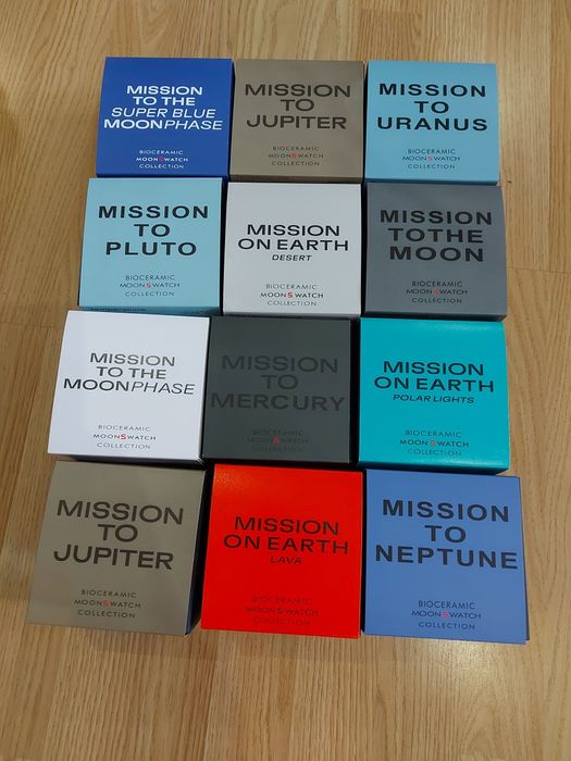 Swatch omega Mission