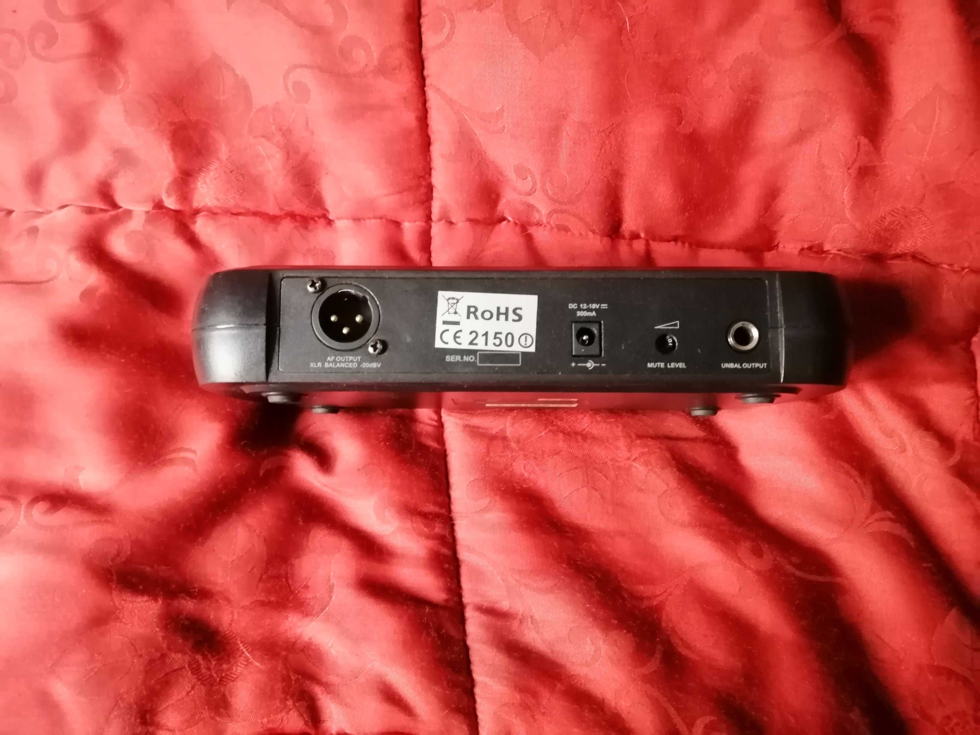Bezprzewodowy system mikrofonowy uhf diversity wireless receiver
