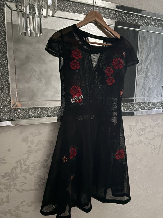 Sukienka czarna  Rose Guess M/L