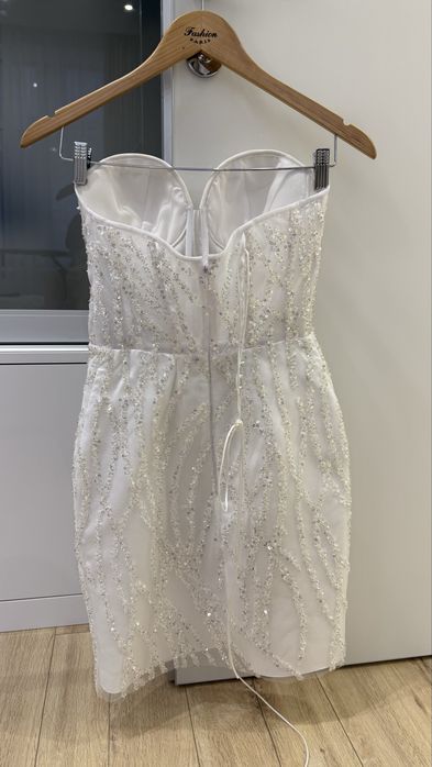 Сукня весільна коротка S