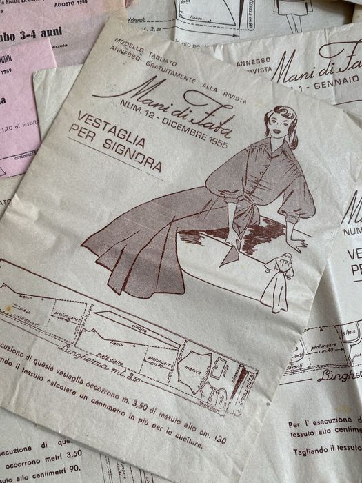 Викрійки вінтажні мода шиття