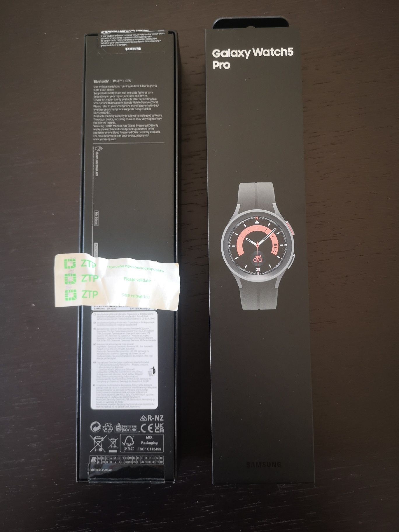 Zegarek Smart watch galaxy watch5 pro  black titanium nowy