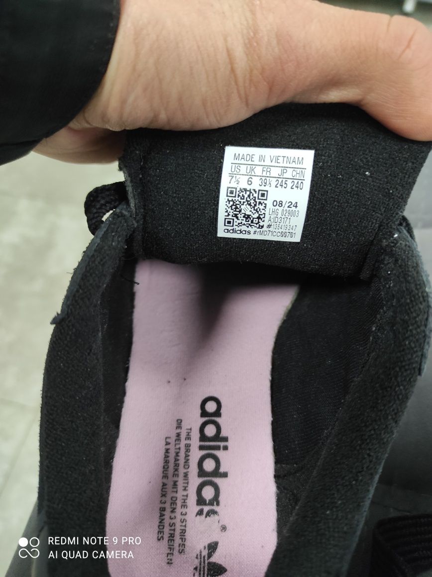 ОРИГІНАЛ 100% Кросівки Adidas Campus 00S Shoes Black ID3171 39 1/3