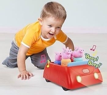 Машинка свинка Пепа,Пеппа,Peppa pig,Джордж,мама,папа свин