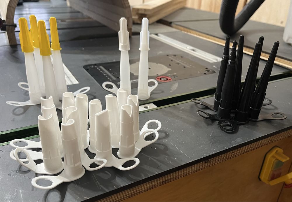 Końcówki do silikonu kleju akrylu kartusz