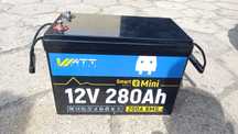 Akumulator LIFEPO4 12V 280AH Mini Smart Bluetooth Inteligentna, Wydajn
