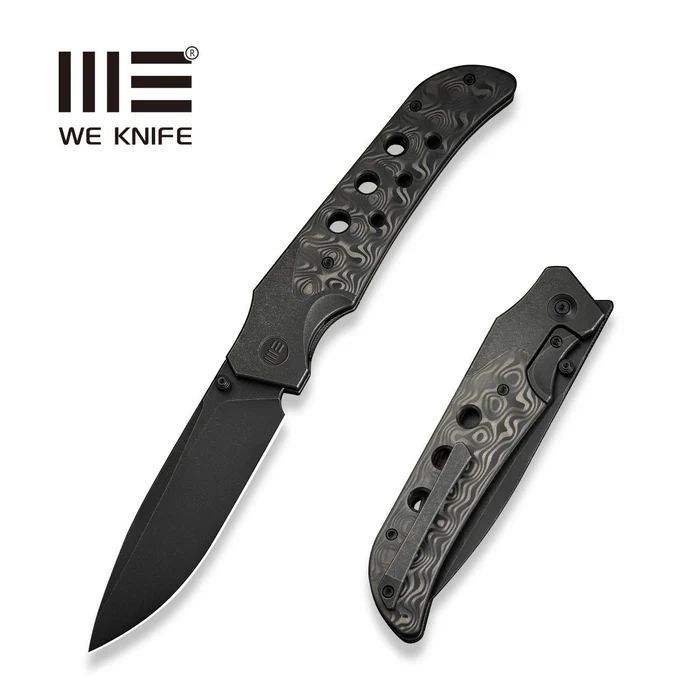 Nóż składany WE Knife WE-Guthrie Black Titanium/Rose Carbon Fiber, Bla