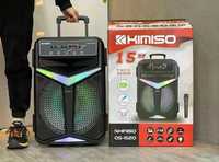Блютуз акустика караоке KIMISO-151(microSD,USB,FM)ПульДУ, микрофон
