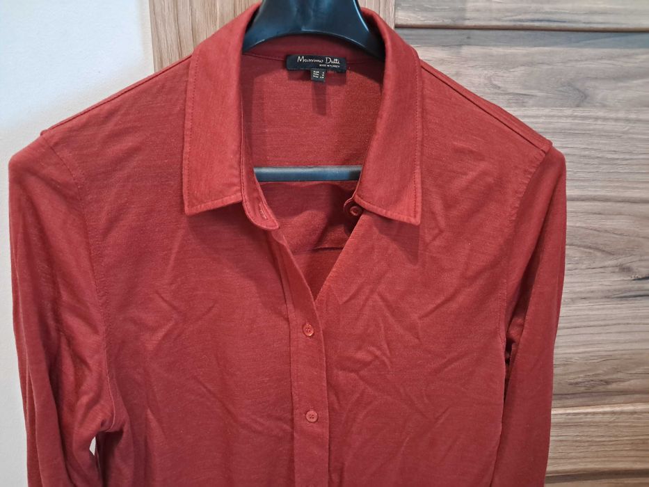 Koszula damska Massimo Dutti, lyocell i wełna, r. S