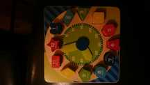 Drewniany Sorter tik tak smily play zegar