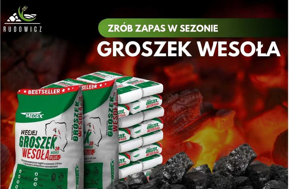 Węgiel groszek WESOŁA 29 kalorii
